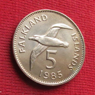 Falkland Islands 5 Pence 1985  UNC ºº - Falkland
