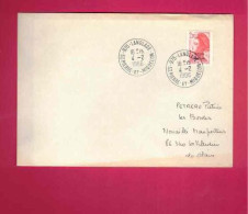 Lettre De 1986 Pour La France - YT N° 464 - Liberté De Gandon - Oblitération De Langlade - Lettres & Documents