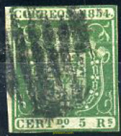 210002 USED ESPAÑA 1854 ESCUDO DE ESPAÑA - Neufs