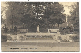 CPA Auderghem, Monument à Léopold II - Auderghem - Oudergem