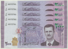 Syria - 5 X 2000 Syrian Pounds - 2021 / AH 1442 - Pick 117.NEW - Unc. - Serie A/57 - 2.000 - Siria