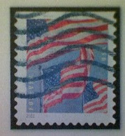 United States, Scott #5658, Used(o) Booklet, 2022, Flag Definitive, (58¢) Forever - Gebraucht