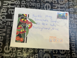 14-1-2024 (1 X 11) 2 Letter Posted Within Australia - Decorated Envelope (to Barbie Magazine) - Brieven En Documenten