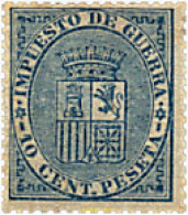 210034 MNH ESPAÑA 1874 ESCUDO DE ESPAÑA - Neufs