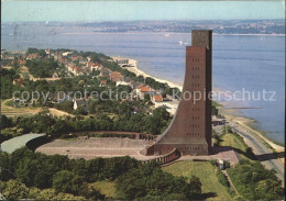 72304570 Laboe Marine-Ehrenmal Fliegeraufnahme Laboe - Laboe