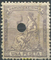 707275 USED ESPAÑA 1873 CORONA MURAL Y ALEGORIA A LA REPUBLICA - Unused Stamps