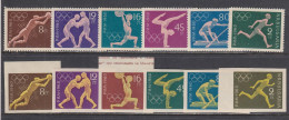 Bulgaria 1960 - Olympic Games, Roma, Mi-Nr. 1172/77+1178/83, MNH** - Ungebraucht