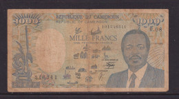 CAMEROON - 1990 1000 Francs Circulated Note - Cameroon