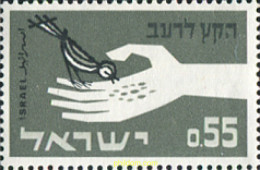 36676 MNH ISRAEL 1963 CAMPAÑA MUNDIAL CONTRA EL HAMBRE - Ungebraucht (ohne Tabs)