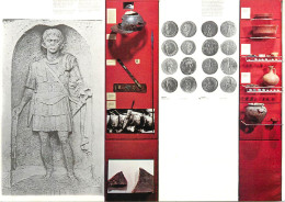 Fine Arts Postcard Fishborne Roman Palace Display Of Military Equipment Coins And Pottery - Collezioni E Lotti