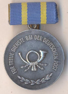 DDR Medaille.Treuedienstmedaille Der Deutschen Post.20 Dienstjahre. 9. - RDA