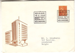 Finlande - Lettre De 1965 - Oblit Helsinki - - Storia Postale
