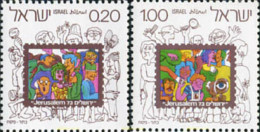 129127 MNH ISRAEL 1973 EXPOSICION FILATELICA INTERNACIONAL EN JERUSALEM - Ongebruikt (zonder Tabs)