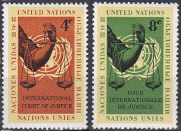 Nations Unies N.Y. 1961 YT 84-85 Neufs - Neufs