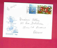 Lettre De 2001 Pour La France - YT N° 737 - Meilleurs Voeux - Cartas & Documentos