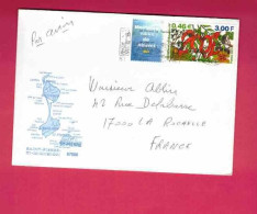 Lettre De 2001 Pour La France - YT N° 737 - Meilleurs Voeux - Covers & Documents