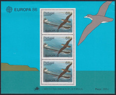 F-EX47465 PORTUGAL MADEIRA MNH 1986 EUROPA CEPT SHIP OISEAUX BIRD AVES PAJAROS.  - Seagulls