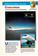 Fiche 2   Avion De Ligne  Aviation Commerciale      CONCORDE - Other & Unclassified