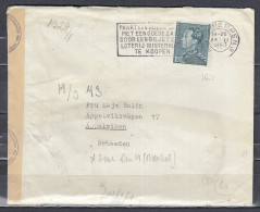 Censuur Brief Van Antwerpen 6 Naar Appelviken - 1936-1951 Poortman
