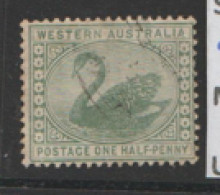 Western Australia  1885 SG 94a  1/2d  Fine Used - Oblitérés