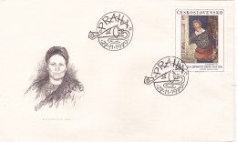 THE PAINTING 1979 COVERS  5  FDC  CIRCULATED  Tchécoslovaquie - Lettres & Documents