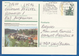 Deutschland; BRD; Postkarte; 60 Pf Bavaria München; Burghausen An Der Salzach; Bild2 - Bildpostkarten - Gebraucht