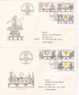 ARCHITECTURE 1978  COVERS  2  FDC CIRCULATED Tchécoslovaquie - Lettres & Documents