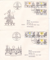 ARCHITECTURE 1978  COVERS  2  FDC CIRCULATED Tchécoslovaquie - Brieven En Documenten