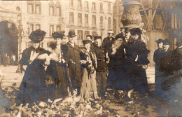 ROMA GRAND HOTEL MICHEL - FOTOGRAFIA DI GRUPPO - CARTOLINA FOTOGRAFICA FP SDEDITA NEL 1908 - Cafes, Hotels & Restaurants