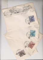 YUGOSLAVIA, 1952 ZAGREB KPJ FDC Covers - Lettres & Documents