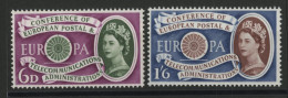 GRANDE BRETAGNE EUROPA N° 357 à 358 Neufs ** (MNH) Cote 14 € TB - 1960