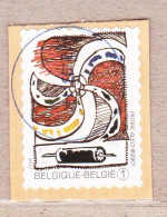 2012 Nr 4251 Gestempeld Op Fragment,zegel Uit Boekje B129.Pierre Alechinsky. - Used Stamps