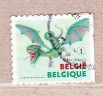 2012 Nr 4204 Gestempeld,zegel Uit Boekje B125.Fabelwezens / Créatures Fabuleuses. - Used Stamps