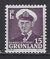 Greenland 1950-53  King Frederik IX (**) MNH  Mi.31 - Ongebruikt