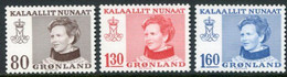 GREENLAND 1979 Definitive: Queen Margarethe MNH / **.  Michel 112-14 - Ongebruikt