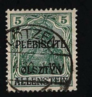 1920 Germania  Michel DR-AL 1 Stamp Number DR-AL 1 Yvert Et Tellier DR-AL 1 Stanley Gibbons DR-AL 1 Used - Allenstein
