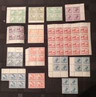 Congo Belge - 118/131 - Blocs De 4 (+ Un De 5 Et Un De 20) - Vloors - 1925 - MNH & MH - Ungebraucht