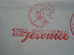 D200320  Red Meter Stamp - EMA - Freistempel  -Yugoslavia     -1967  ZELEZARNA  JESENICE - Andere & Zonder Classificatie