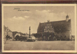 41405377 Jueterbog Marktplatz Rathaus Kriegerdenkmal Jueterbog - Jueterbog