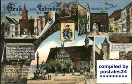 41404612 Jueterbog Dammtor Neumarkt-Tor Marktplatz Rathaus Denkmal Zinnaer Tor W - Jueterbog