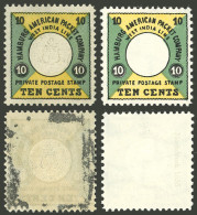 GERMANY: HAPAG: 10c. Stamp, Mint With Original Gum With Some Adherences + MNH Reprint, Attractive Lot! - Andere & Zonder Classificatie