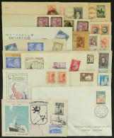 ARGENTINE ANTARCTICA: ORCADAS DEL SUR: 20 Covers, Cards Etc. With Postmarks Of "ISLAS ORCADAS DEL SUR" For 2/FE/1942 And - Sonstige & Ohne Zuordnung