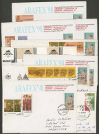 ARMENIA: 9 Covers Used Between Circa 1996 And 1998, Most Sent To Argentina, With Nice Frankings That Include Several IMP - Armenien