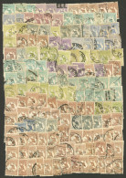 AUSTRALIA: KANGAROOS: Large Number Of Used Stamps, Almost All Of Very Fine Quality, Very Interesting To Check For Waterm - Andere & Zonder Classificatie