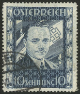 AUSTRIA: Sc.380, 1936 Chancellor Dollfuss, Used, Minor Defect In One Corner, Almost Insignificant, Very Attractive! - Other & Unclassified