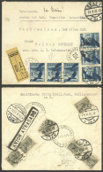 AUSTRIA: 24/MAY/1933 Graz - Argentina, Registered Airmail Cover, With Good Franking Of 7.20S., On Back There Is A Mark A - Andere & Zonder Classificatie