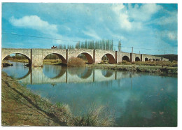 PUENTE RIO DUERO, CARRETERA DE LANGA A VALDANZO.-  LANGA DE DUERO - SORIA.- ( ESPAÑA ) - Soria