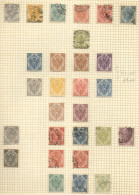 BOSNIA HERZEGOVINA: Yvert 1A And Following, 118 Examples On 4 Album Pages Developing The Sets Of 1894/8, 1900/1 And 1901 - Bosnië En Herzegovina