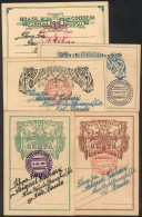 BRAZIL: Lot Of Cards Used In 1937, VF Quality, Interesting, Low Start! - Sonstige & Ohne Zuordnung