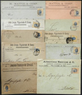 BRAZIL: 20 Covers Used In 1895/1896 Approx., All Franked With 20Rs., Interesting! - Sonstige & Ohne Zuordnung